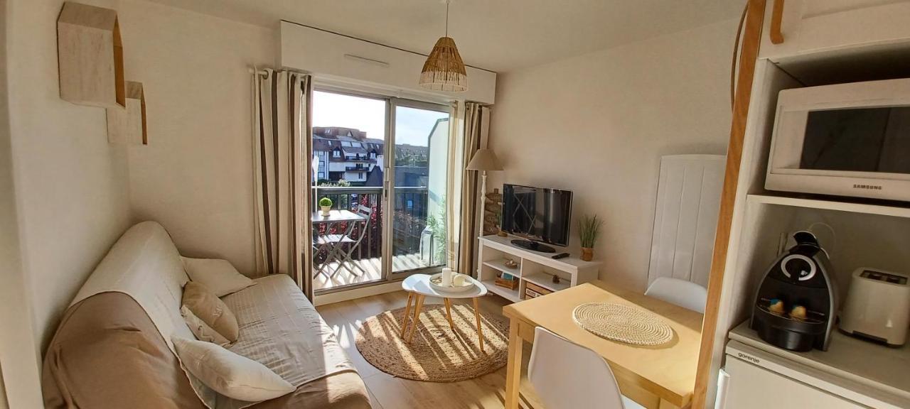 T2 Cosy/Balcon Sud Ouest/300M-Mer/Villers Sur Mer Exteriör bild